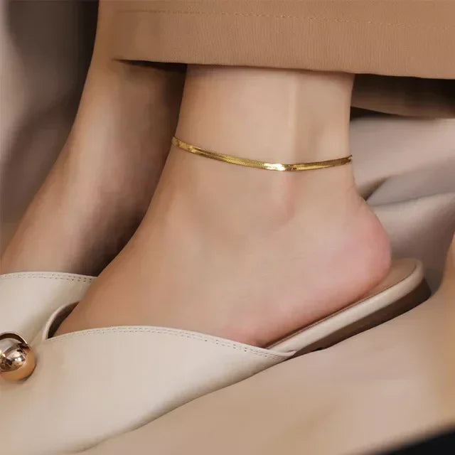 SNAKE CHAIN ANKLET