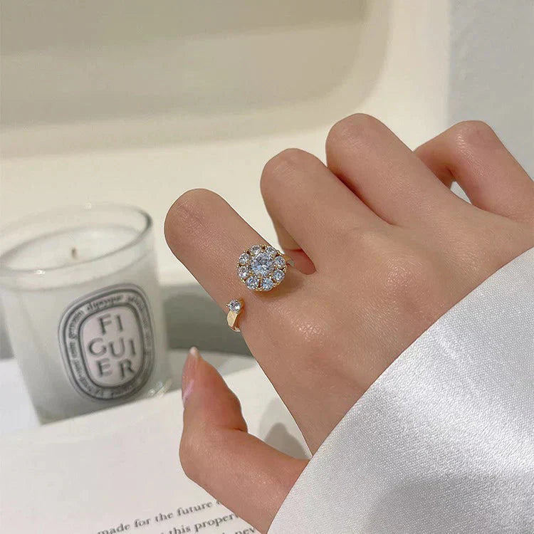 Crystal Rotating Ring (Adjustable Size)